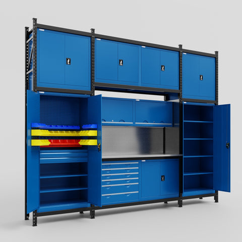 M121-3C Modular Work Bench - H3100mm x W3840mm
