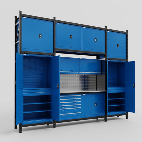 M121-3C Modular Work Bench - H3100mm x W3840mm