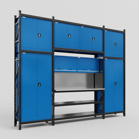 M121 Modular Work Bench - H3100mm x W3840mm