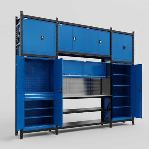 M121 Modular Work Bench - H3100mm x W3840mm