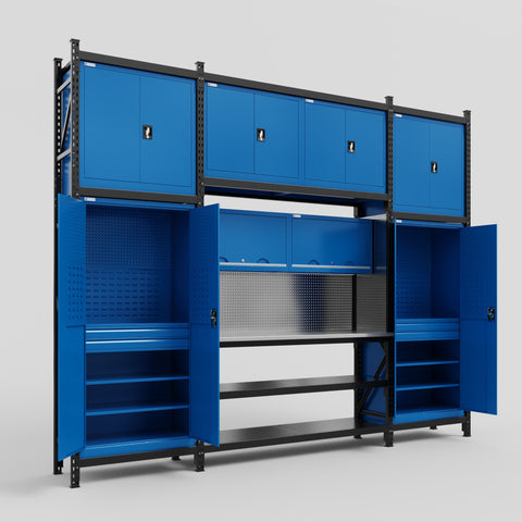 M121 Modular Work Bench - H3100mm x W3840mm