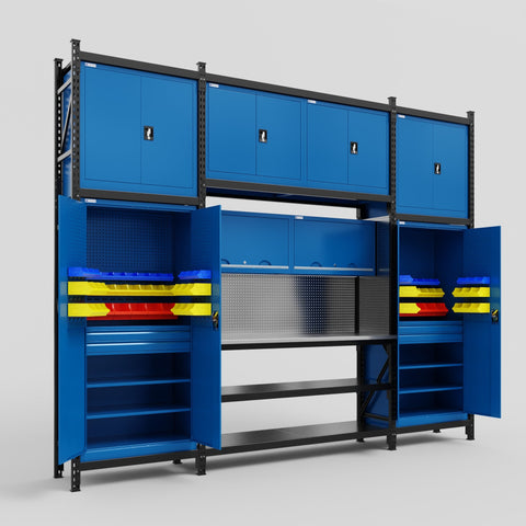 M121 Modular Work Bench - H3100mm x W3840mm