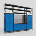 M121 Modular Work Bench with Shelves - H3100mm x W3840mm