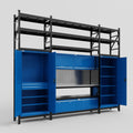 M121 Modular Work Bench with Shelves - H3100mm x W3840mm