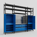 M121 Modular Work Bench with Shelves - H3100mm x W3840mm