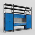 M121 Modular Work Bench with Shelves - H3100mm x W3840mm