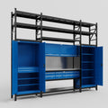 M121 Modular Work Bench with Shelves - H3100mm x W3840mm
