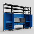 M121 Modular Work Bench with Shelves - H3100mm x W3840mm
