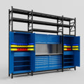 M121 Modular Work Bench with Shelves - H3100mm x W3840mm