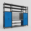 M121 Modular Work Bench with Shelves - H3100mm x W3840mm