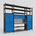 M121 Modular Work Bench with Shelves - H3100mm x W3840mm