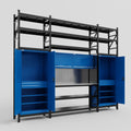 M121 Modular Work Bench with Shelves - H3100mm x W3840mm