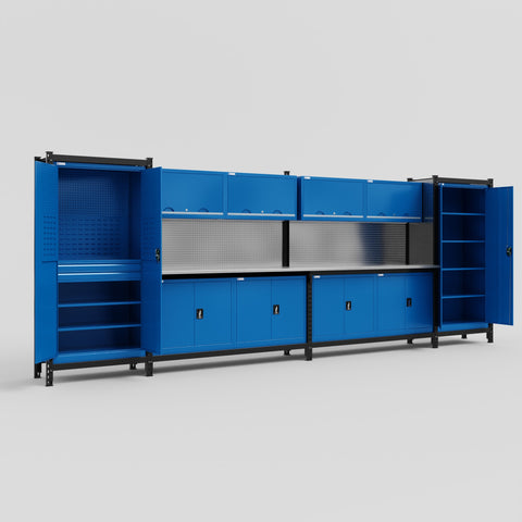 M1221 Modular Work Bench - H2100mm x W5700mm