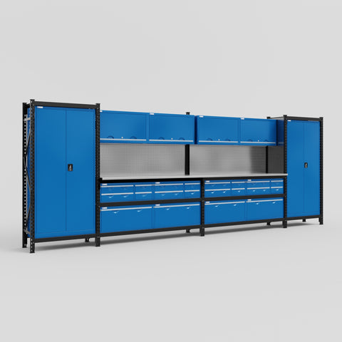 M1221 Modular Work Bench - H2100mm x W5700mm