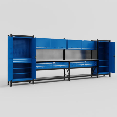 M1221 Modular Work Bench - H2100mm x W5700mm