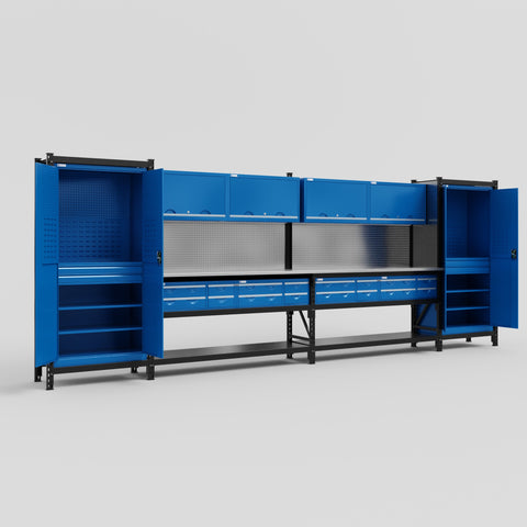 M1221 Modular Work Bench - H2100mm x W5700mm