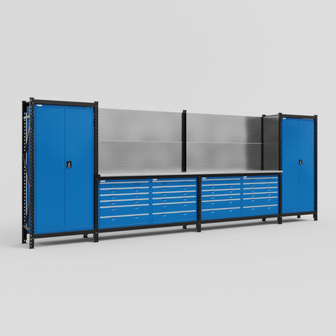M1221 Modular Work Bench - H2100mm x W5700mm