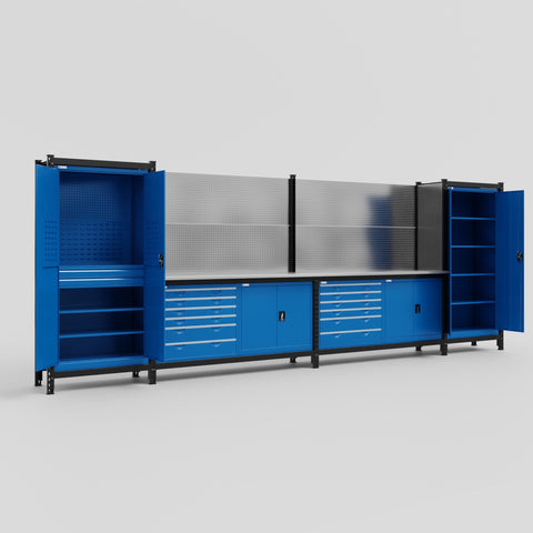 M1221-2 Modular Work Bench - H2100mm x W5700mm