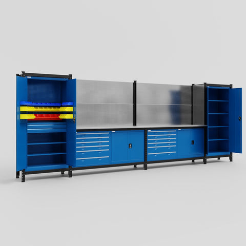 M1221-2 Modular Work Bench - H2100mm x W5700mm
