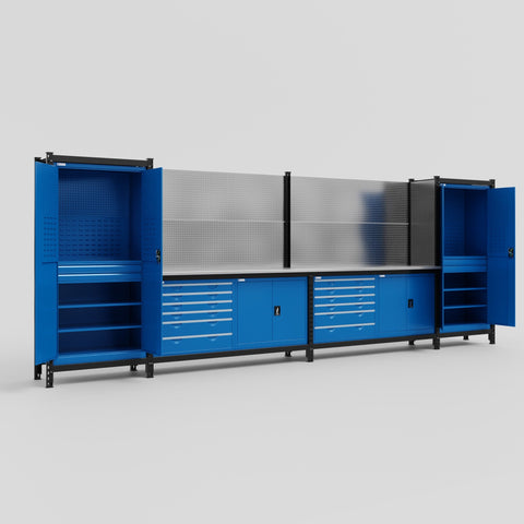 M1221-2 Modular Work Bench - H2100mm x W5700mm