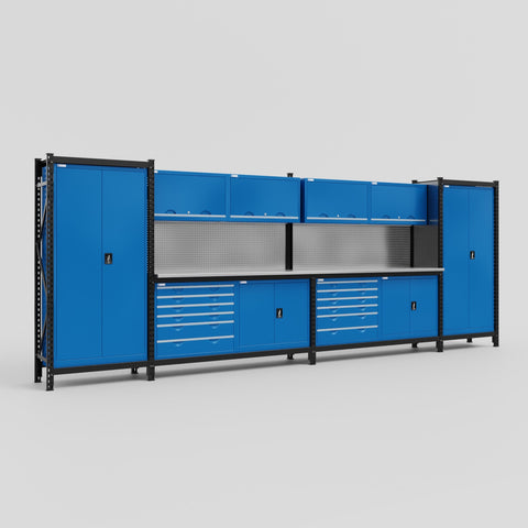 M1221-2 Modular Work Bench - H2100mm x W5700mm