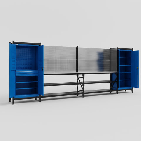 M1221 Modular Work Bench - H2100mm x W5700mm