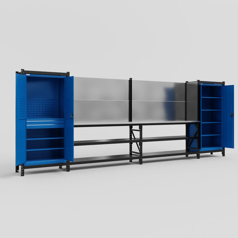 M1221 Modular Work Bench - H2100mm x W5700mm