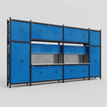 M1221 Modular Work Bench - H3100mm x W5700mm