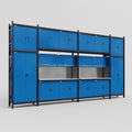 M1221 Modular Work Bench - H3100mm x W5700mm