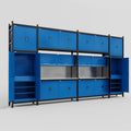 M1221 Modular Work Bench - H3100mm x W5700mm