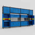 M1221 Modular Work Bench - H3100mm x W5700mm