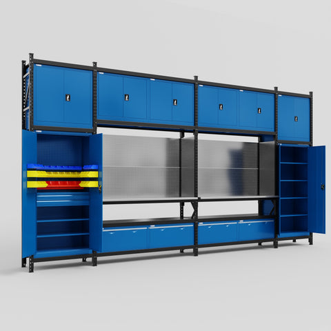 M1221 Modular Work Bench - H3100mm x W5700mm