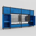 M1221 Modular Work Bench - H3100mm x W5700mm