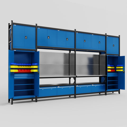 M1221 Modular Work Bench - H3100mm x W5700mm