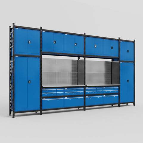 M1221 Modular Work Bench - H3100mm x W5700mm