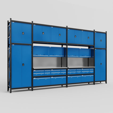 M1221 Modular Work Bench - H3100mm x W5700mm