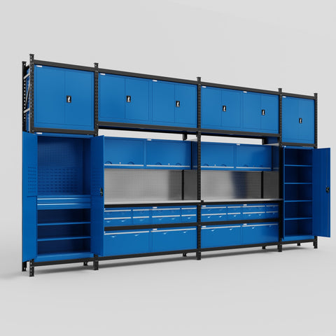 M1221 Modular Work Bench - H3100mm x W5700mm