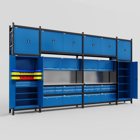 M1221 Modular Work Bench - H3100mm x W5700mm