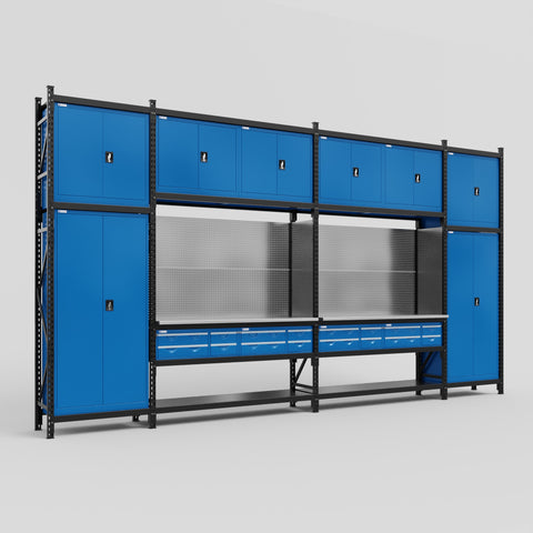 M1221 Modular Work Bench - H3100mm x W5700mm