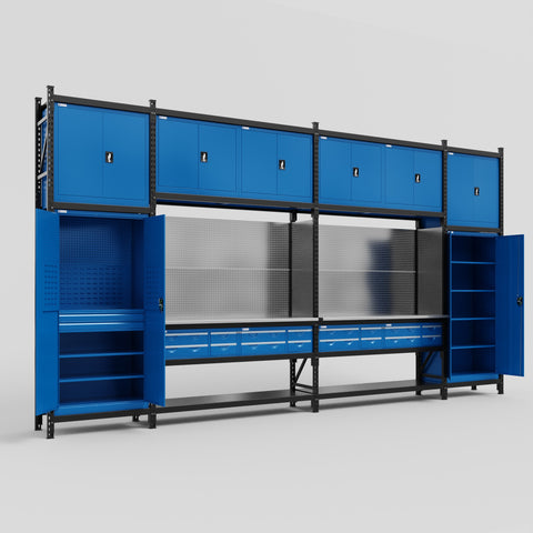 M1221 Modular Work Bench - H3100mm x W5700mm