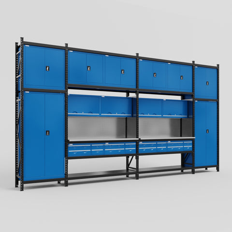 M1221 Modular Work Bench - H3100mm x W5700mm
