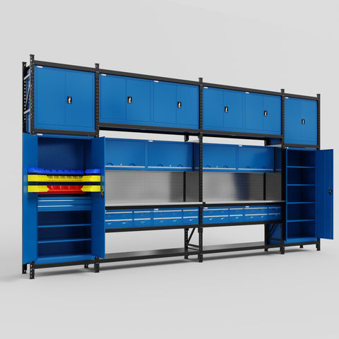 M1221 Modular Work Bench - H3100mm x W5700mm