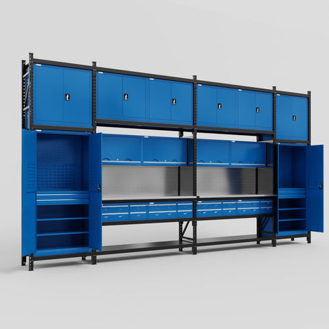M1221 Modular Work Bench - H3100mm x W5700mm