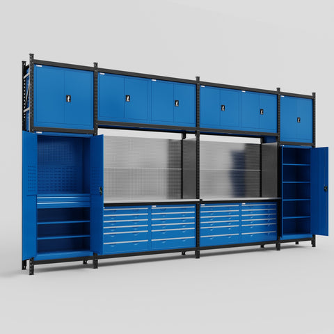 M1221 Modular Work Bench - H3100mm x W5700mm