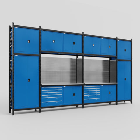 M1221-3C Modular Work Bench - H3100mm x W5700mm