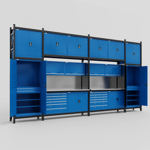 M1221-3C Modular Work Bench - H3100mm x W5700mm
