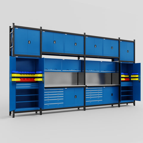 M1221-3C Modular Work Bench - H3100mm x W5700mm