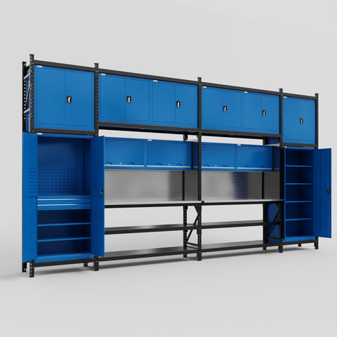 M1221 Modular Work Bench - H3100mm x W5700mm