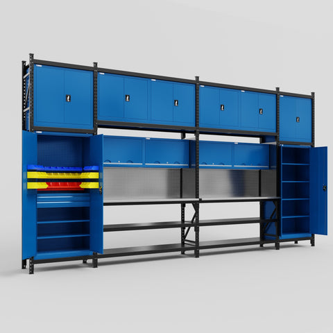 M1221 Modular Work Bench - H3100mm x W5700mm