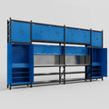 M1221 Modular Work Bench - H3100mm x W5700mm